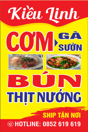 Cơm Gà, Cơm Sườn, Bún Thịt Nướng 02