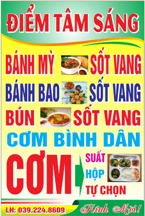 Bánh Mì, Bánh Bao, Bún, Cơm