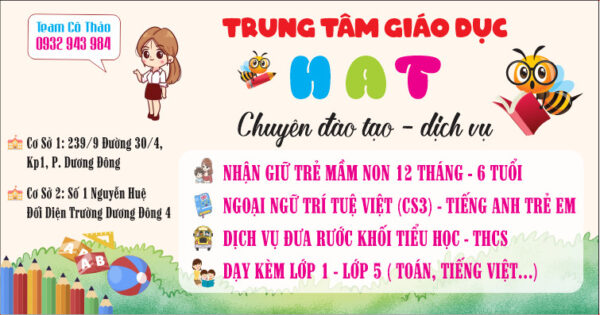 Trung Tâm Giáo Dục Mầm Non