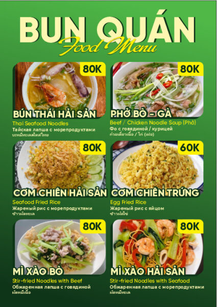 Menu sinh tố nước ép 03