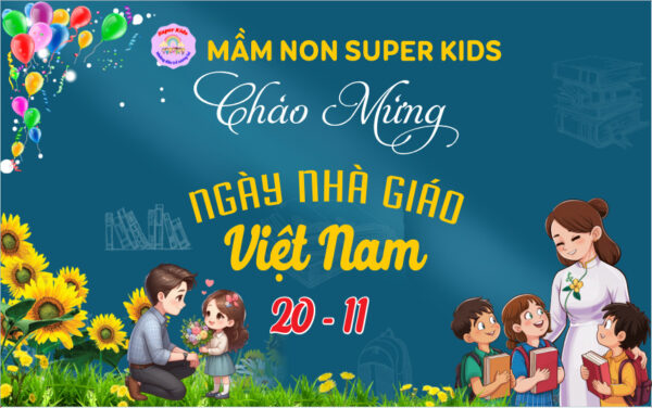Phông Nền Mầm Non Ngày Nhà Giáo